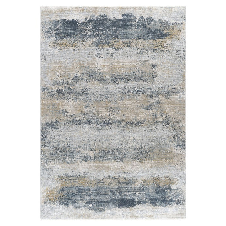 Bremen - Modern 5 X 7.5 Rug - Pearl Silver & Blue