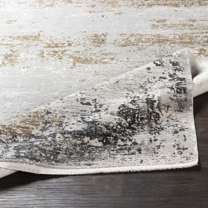 Ulen - Abstract 10 X 14 Rug - Pearl Silver