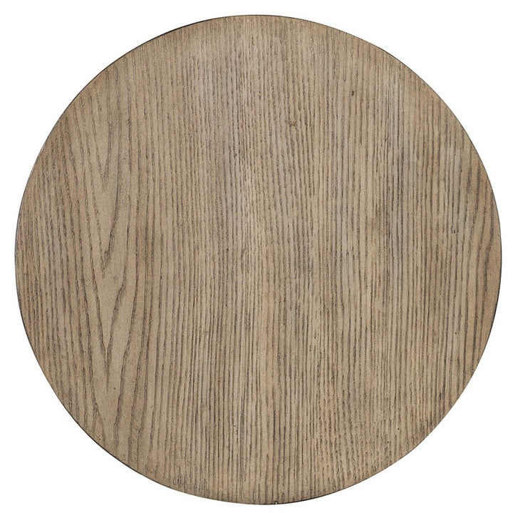 Commerce And Market - Round Robin Accent Table - Light Brown