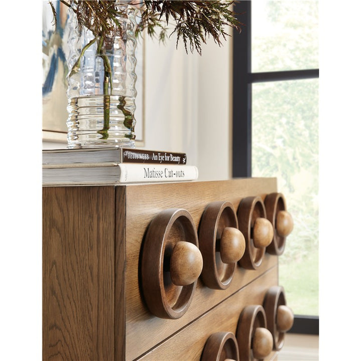 Commerce And Market - Knobby 3-Drawer Accent Chest - Light Brown