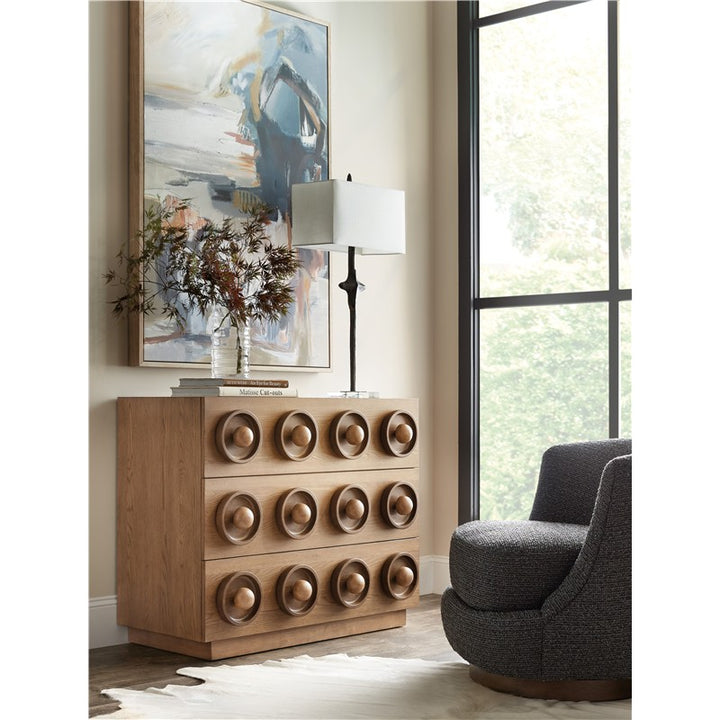 Commerce And Market - Knobby 3-Drawer Accent Chest - Light Brown