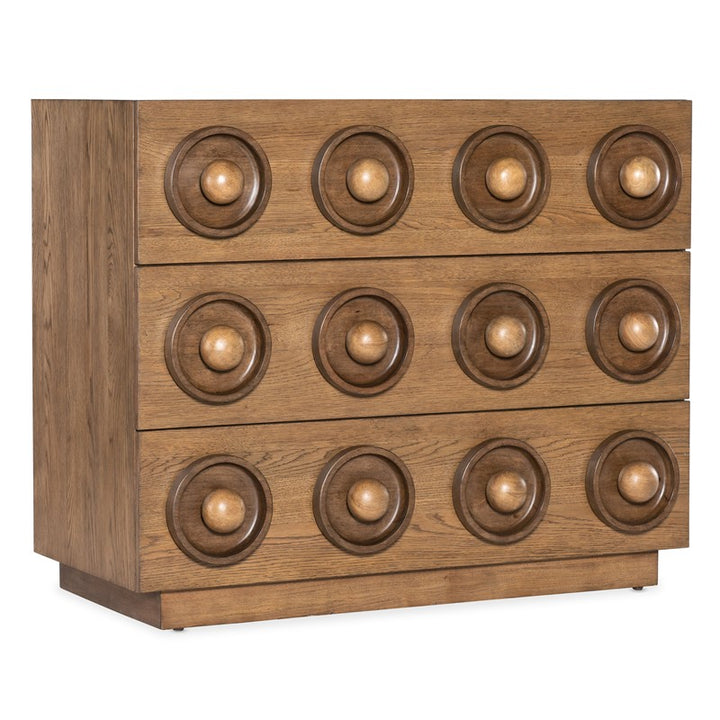 Commerce And Market - Knobby 3-Drawer Accent Chest - Light Brown