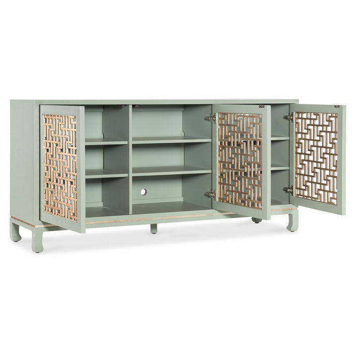 Commerce And Market - Trellis Entertainment Credenza - Light Blue