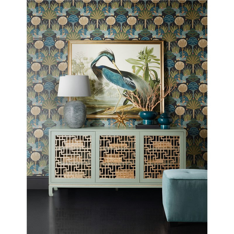 Commerce And Market - Trellis Entertainment Credenza - Light Blue