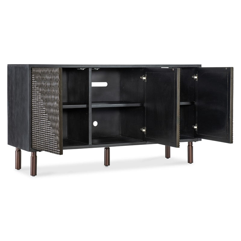 Commerce And Market - Jachar Entertainment Credenza - Dark Brown