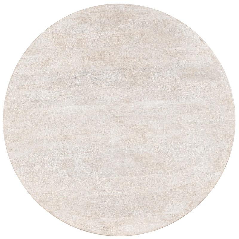 Commerce And Market - Madison Round Dining Table - White