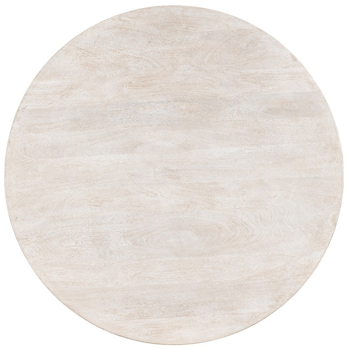 Commerce And Market - Madison Round Dining Table - White
