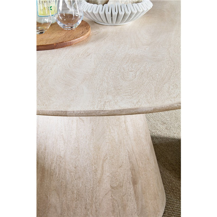Commerce And Market - Madison Round Dining Table - White