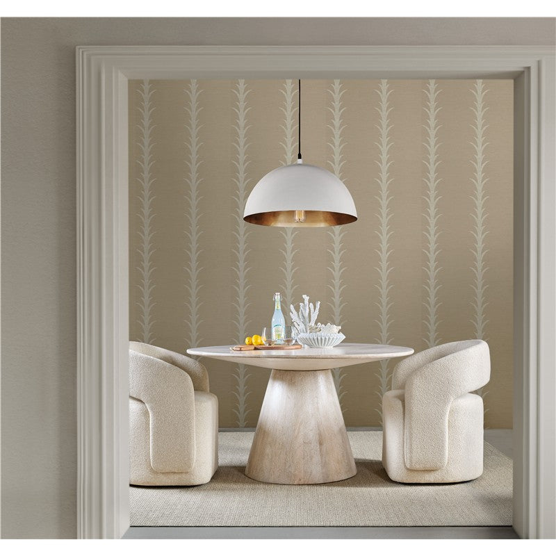 Commerce And Market - Madison Round Dining Table - White