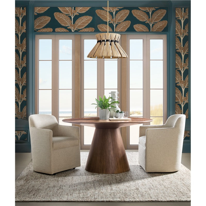 Commerce And Market - Madison Round Dining Table - Medium Wood