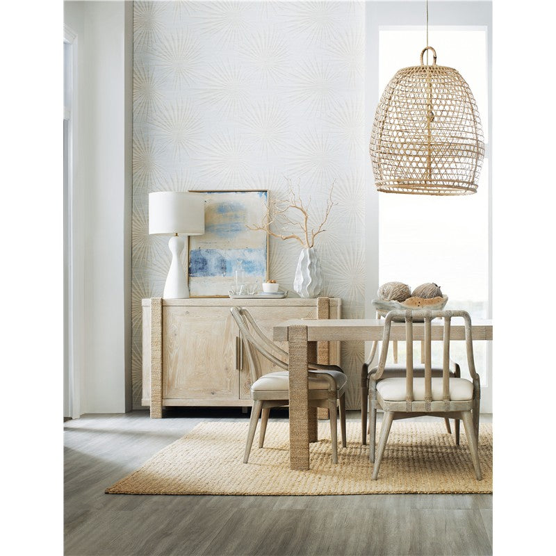 Commerce And Market - Seaside Rectangle Dining Table With 1-22" Leaf - Beige
