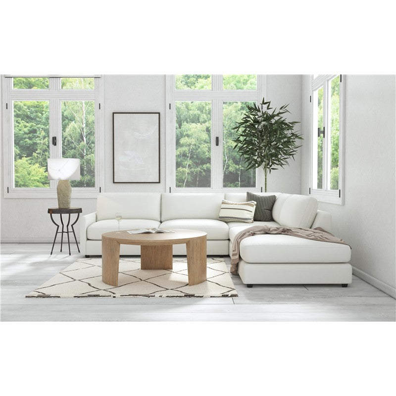 Commerce And Market - Round Cocktail Table - Medium Wood
