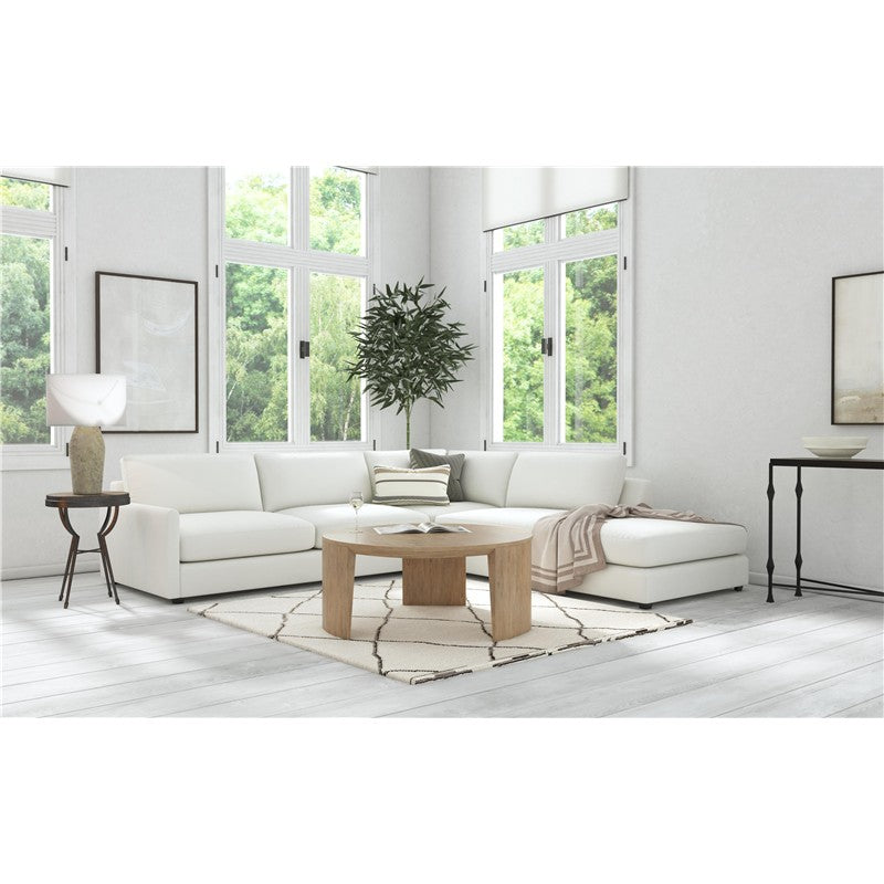 Commerce And Market - Round Cocktail Table - Medium Wood