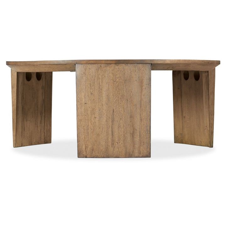 Commerce And Market - Round Cocktail Table - Medium Wood