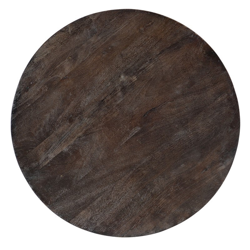 Commerce And Market - Carved Round Cocktail Table