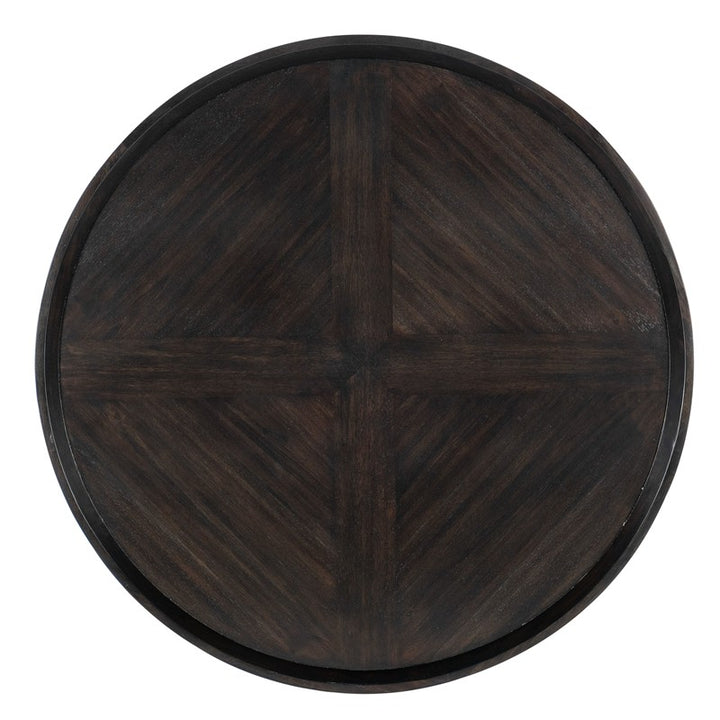 Commerce And Market - Round Cocktail Table - Black