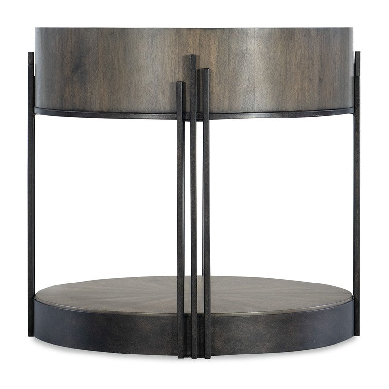 Commerce And Market - Skyline Side Table - Dark Brown