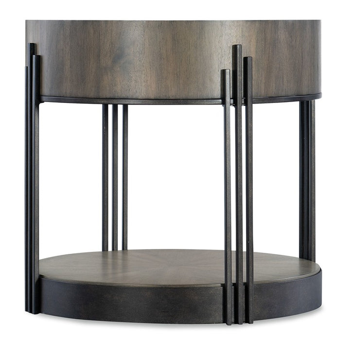 Commerce And Market - Skyline Side Table - Dark Brown