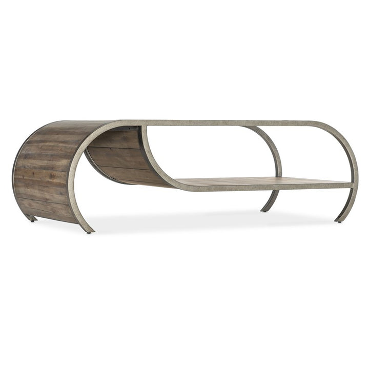 Commerce And Market - Open Ended Cocktail Table - Dark Brown