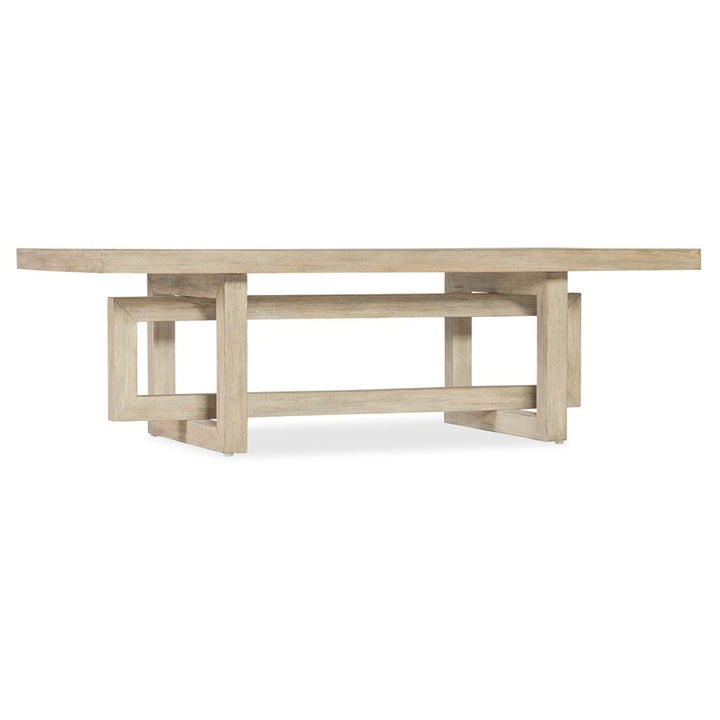 Commerce And Market - Modern Rectangle Cocktail Table - Beige