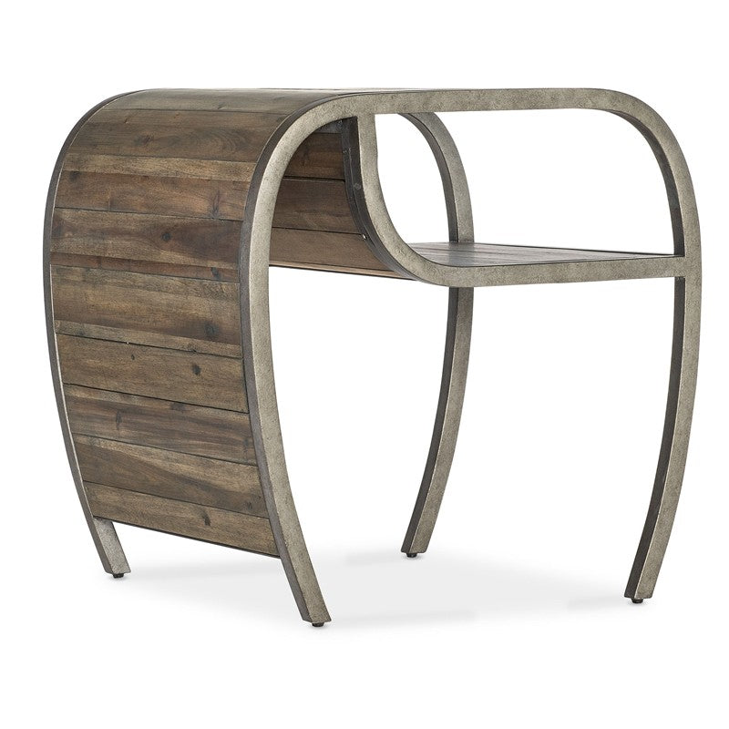 Commerce And Market - Open Ended End Table - Dark Brown