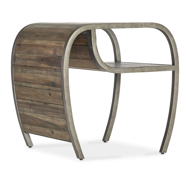 Commerce And Market - Open Ended End Table - Dark Brown