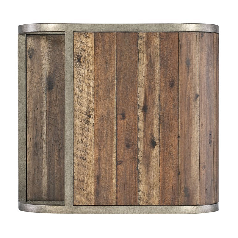 Commerce And Market - Open Ended End Table - Dark Brown