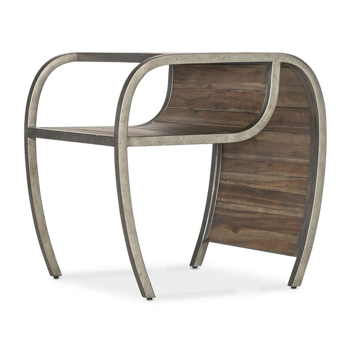 Commerce And Market - Open Ended End Table - Dark Brown