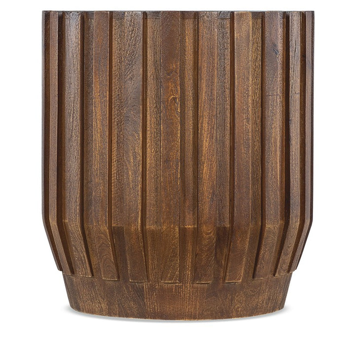 Commerce And Market - Gears Round End Table - Bronze