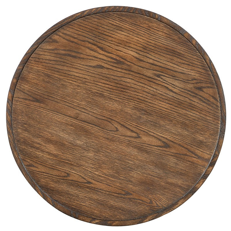 Commerce And Market - Spindle Accent Table - Dark Brown