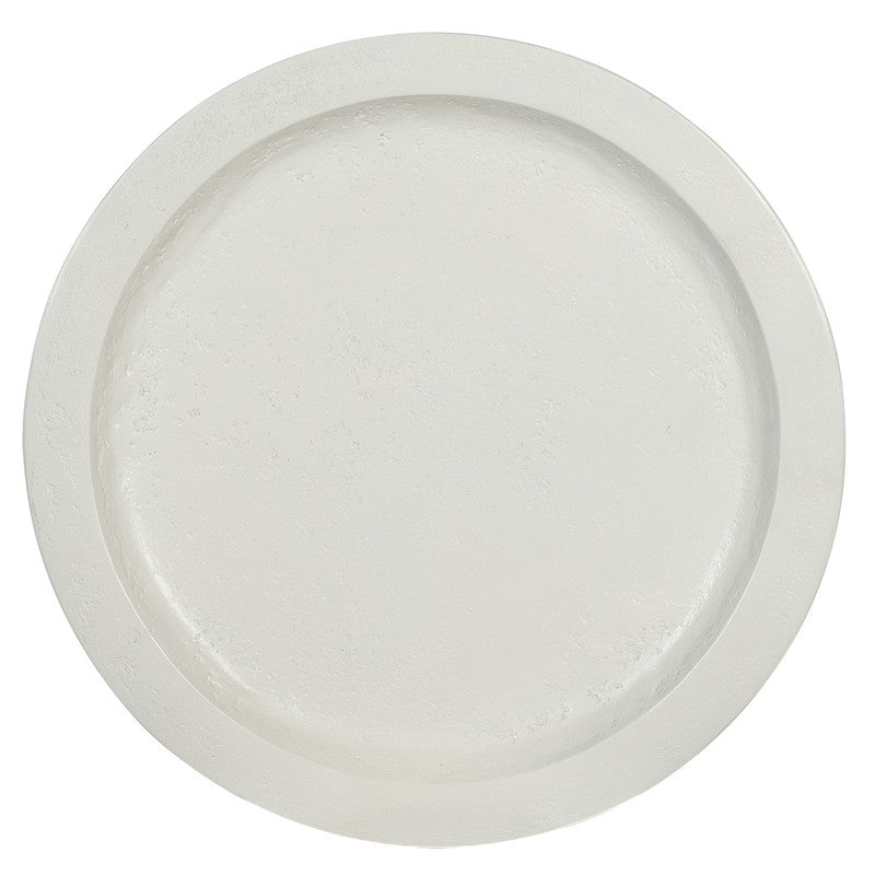 Commerce And Market - Amelia Round End Table - White