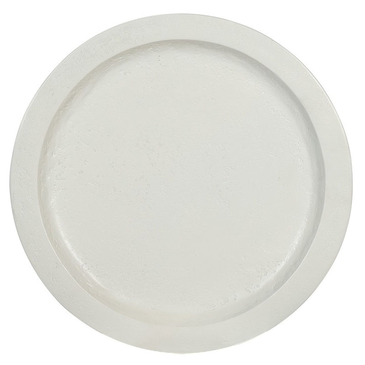 Commerce And Market - Amelia Round End Table - White
