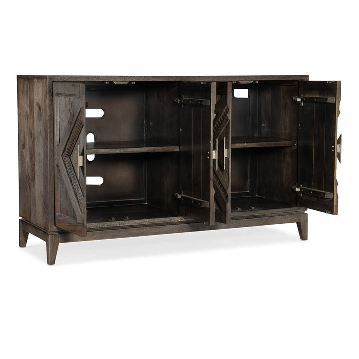 Commerce And Market - Carved Accent Chest