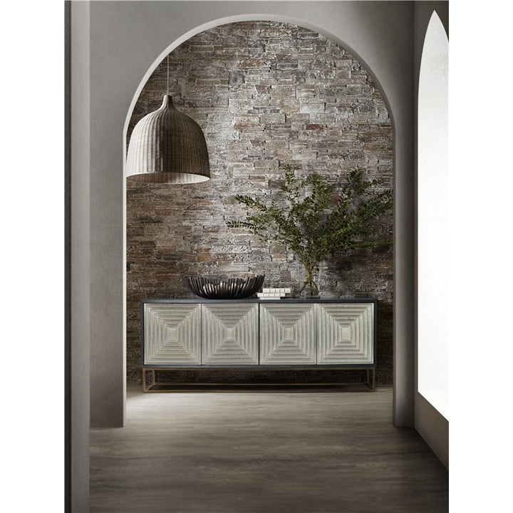Commerce And Market - Dimensions Credenza - Dark Gray