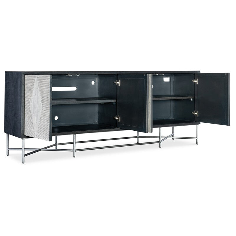 Commerce And Market - Fine Lines Credenza - Dark Gray