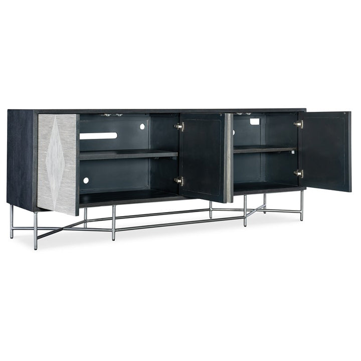 Commerce And Market - Fine Lines Credenza - Dark Gray