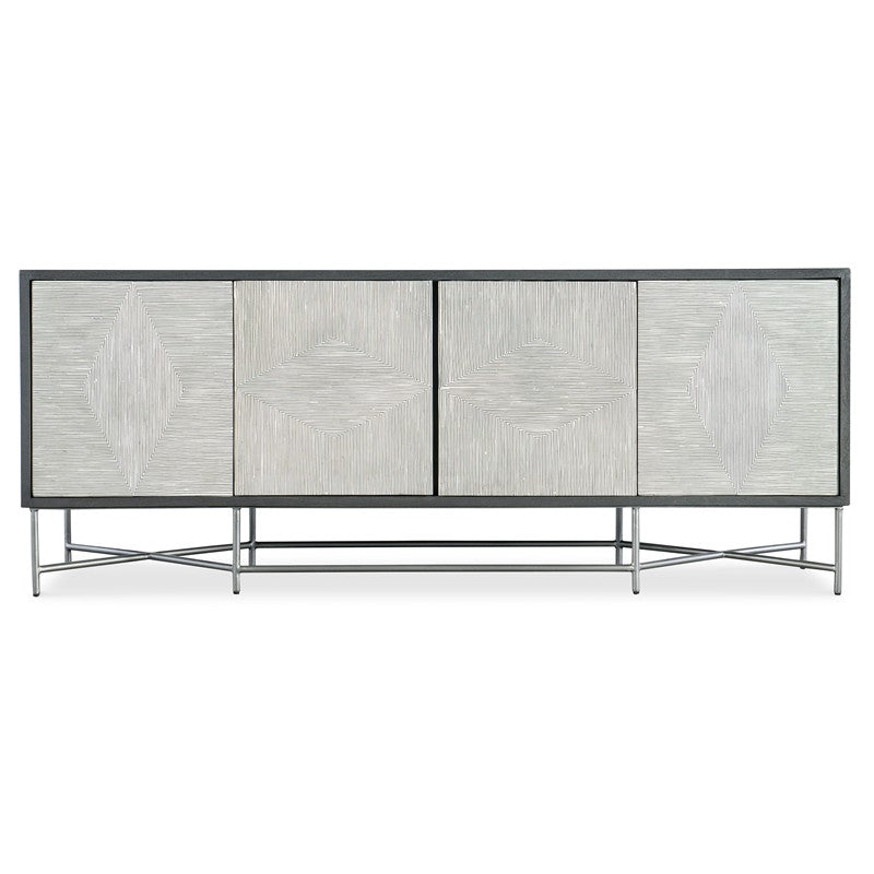 Commerce And Market - Fine Lines Credenza - Dark Gray