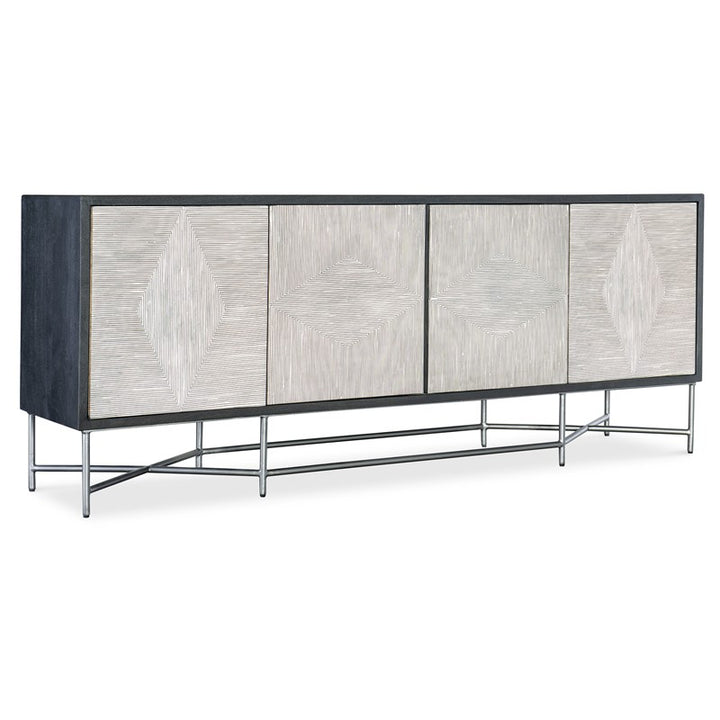 Commerce And Market - Fine Lines Credenza - Dark Gray