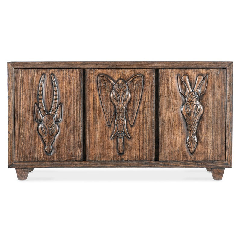Commerce And Market - Safari Credenza - Dark Brown