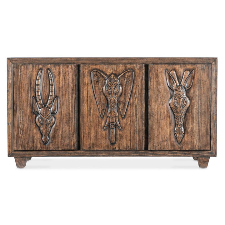 Commerce And Market - Safari Credenza - Dark Brown