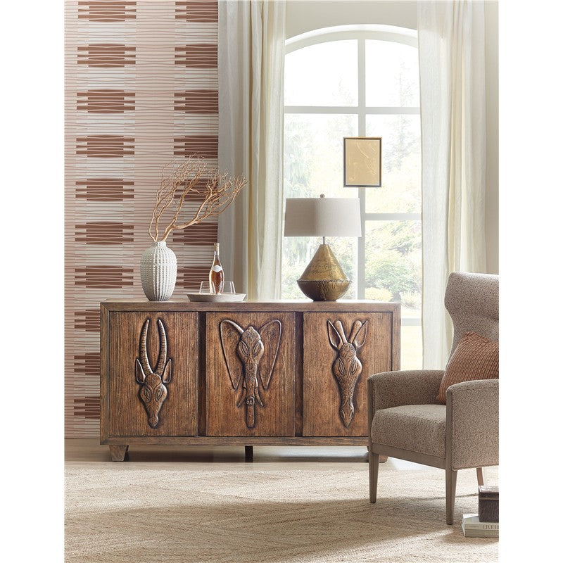 Commerce And Market - Safari Credenza - Dark Brown
