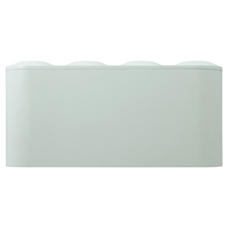 Commerce And Market - Groove Three-Drawer Chest - Light Blue