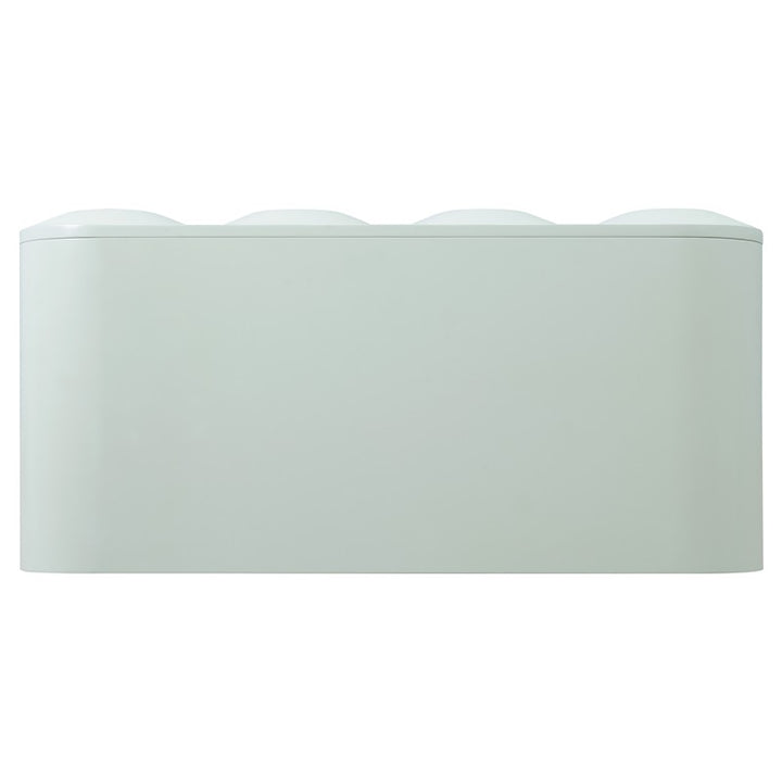 Commerce And Market - Groove Three-Drawer Chest - Light Blue