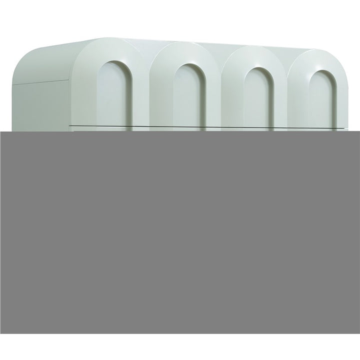 Commerce And Market - Groove Three-Drawer Chest - Light Blue