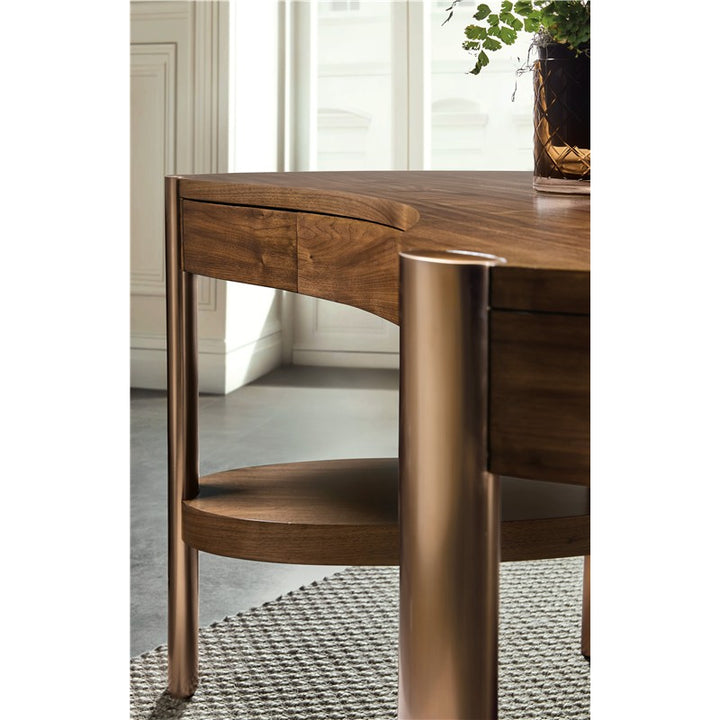 Eleana - Writing Desk - Medium Wood