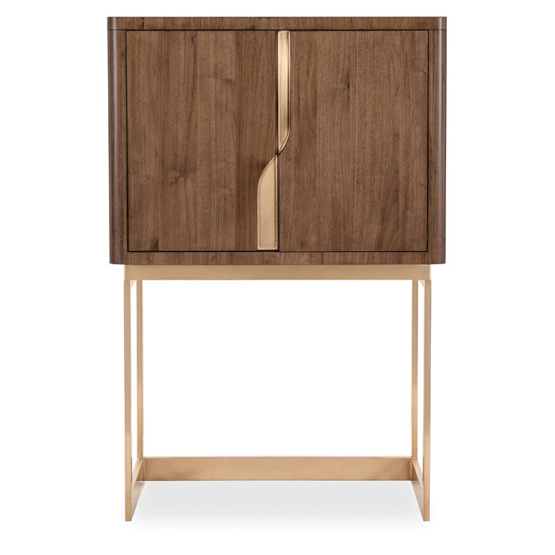 Eleana - Bar On Stand - Medium Wood
