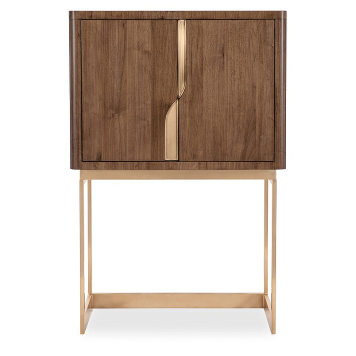Eleana - Bar On Stand - Medium Wood