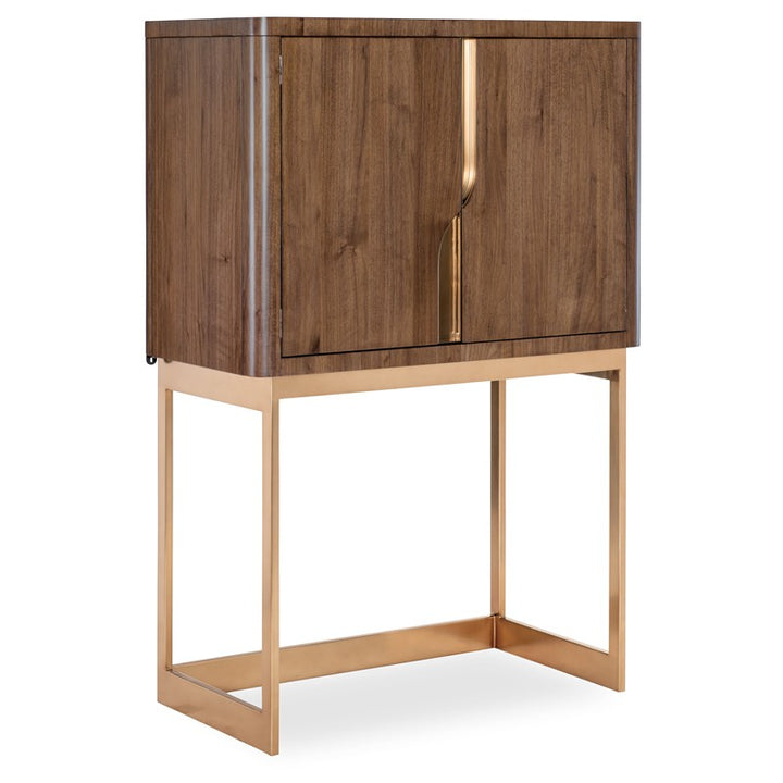 Eleana - Bar On Stand - Medium Wood