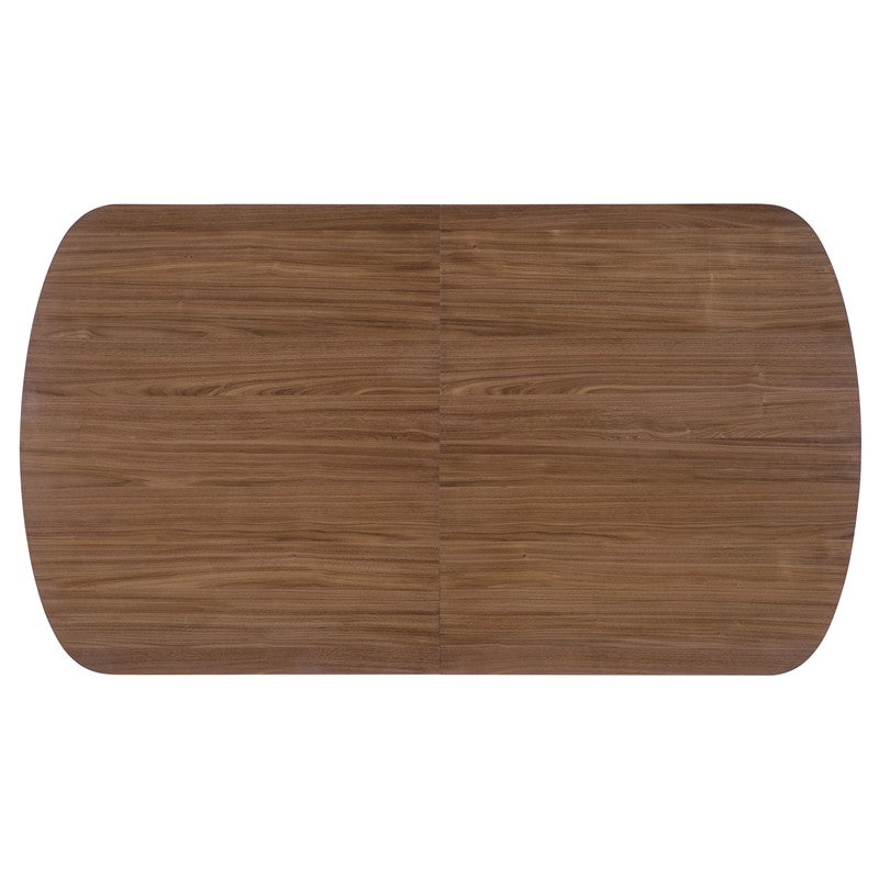 Eleana - Rectangle Dining Table With Two Leaves - Medium Wood