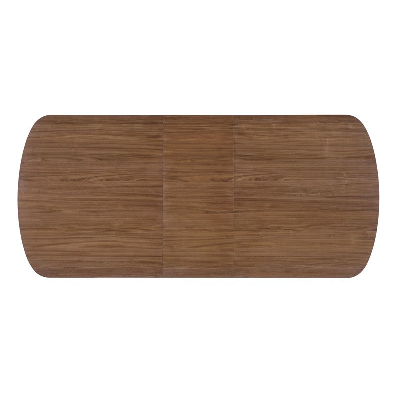 Eleana - Rectangle Dining Table With Two Leaves - Medium Wood